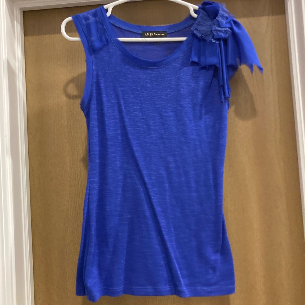 Akita blue shirt